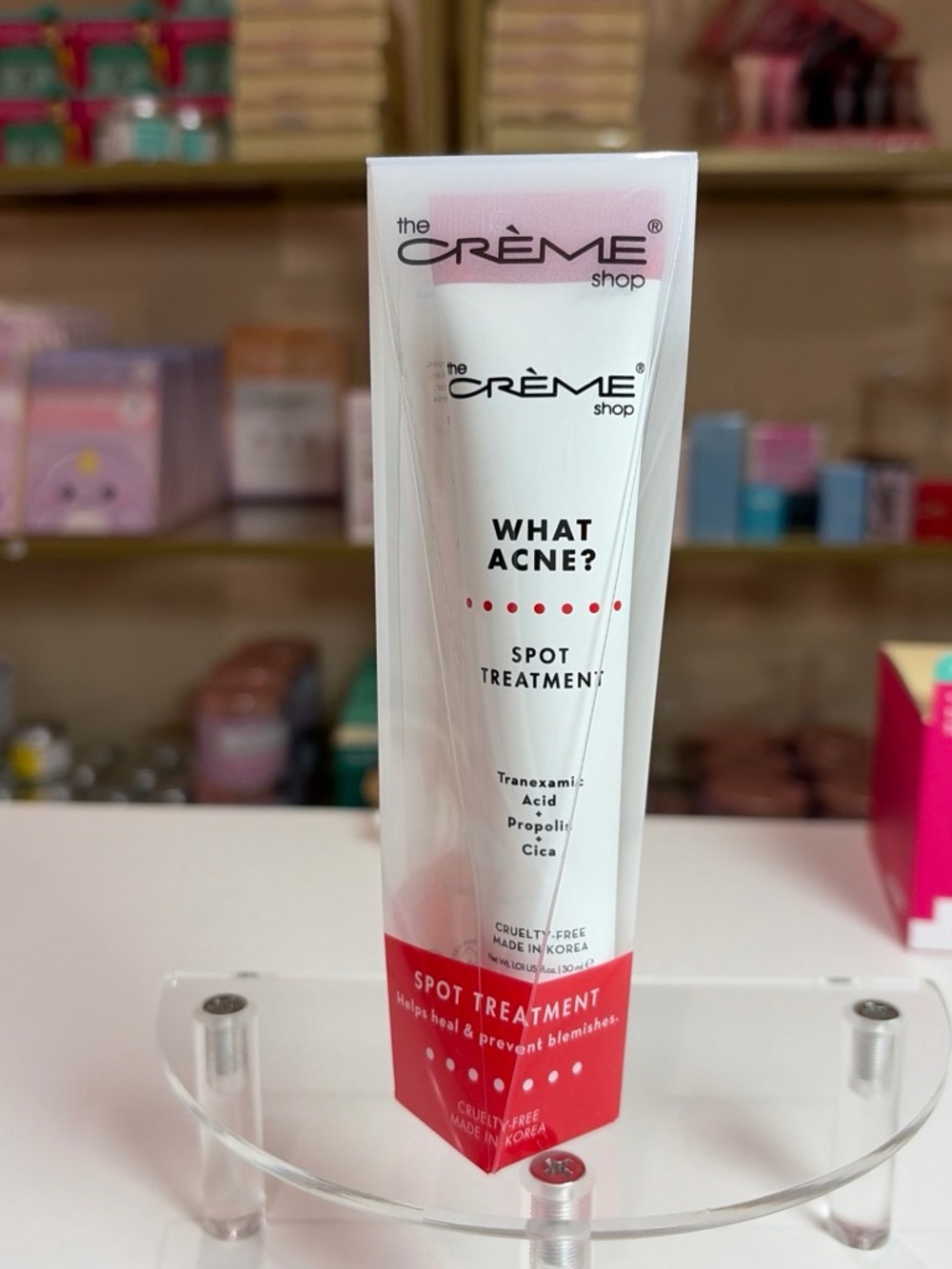 The Crème Shop What Acne? Spot Treatment - White & Pink